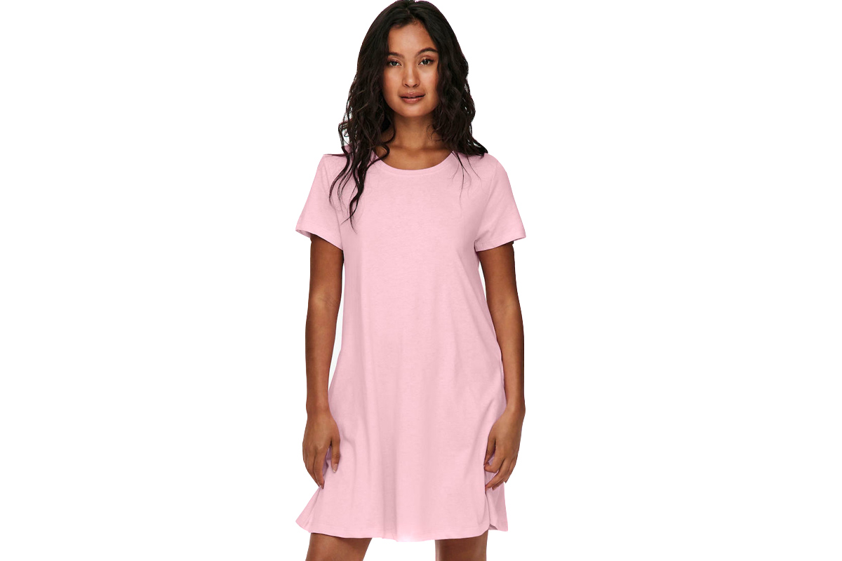 Only Onlmay S-S Pocket Dress Jrs Φόρεμα (15202971 PARFAIT PINK) Φούξια